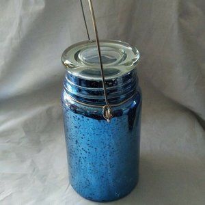 Valerie Parr Hill Mercury Glass Hand Blown Blue